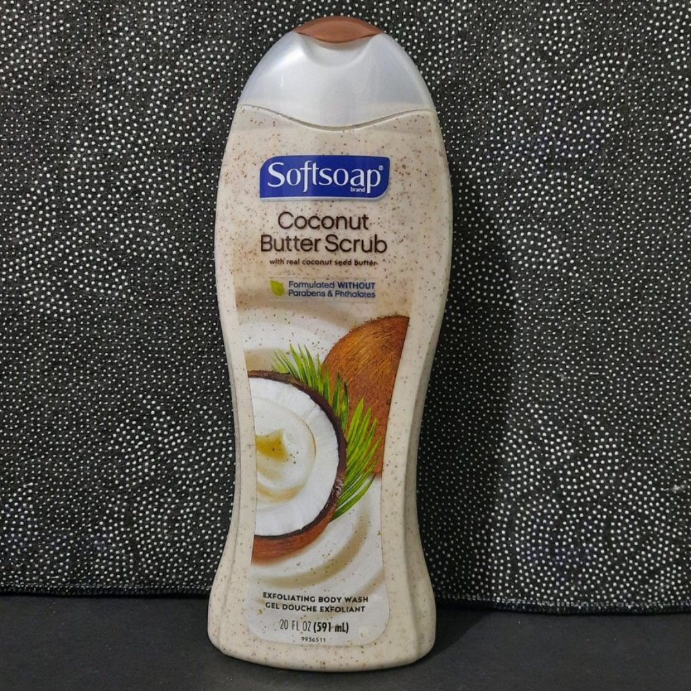 🔴 $ 4.00 Softsoap Exfoliating Body Wash Scrub Coconut Butter - 20.0 fl oz
